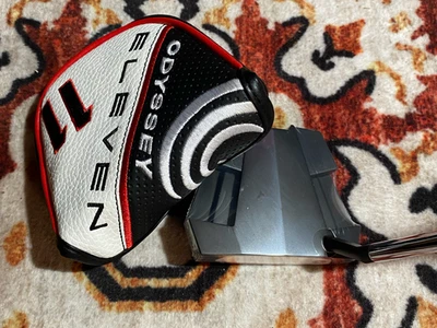 Odyssey Eleven S Putter Right Handed 34” Stroke Lab 3GEN Red Shaft w/Head Cover - Image 1 of 4