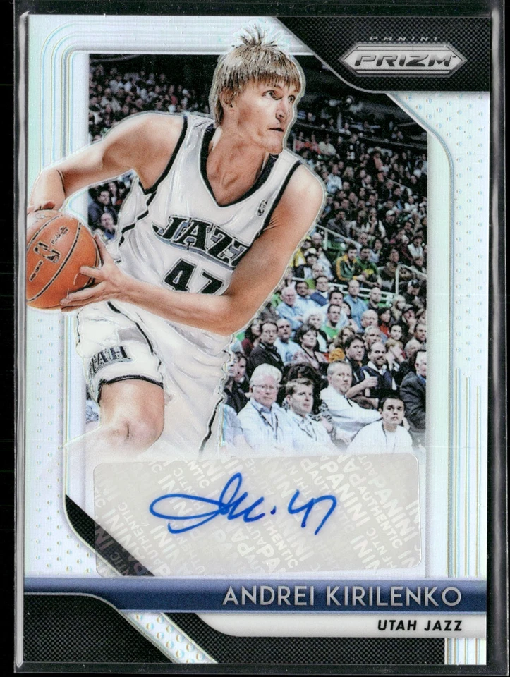 2018-19 Prizm Andrei Kirilenko Prizm Silver Auto #S-AKL "AK47" Utah Jazz - Image 1 of 2