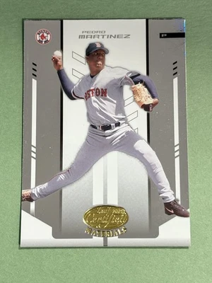 Pedro Martínez 2004 hoja materiales certificados Medias Rojas de Boston #151 DD530 Foto 1 de 2