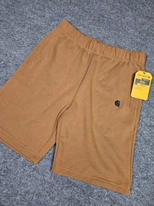 CARHARTT NWT Fleece Midweight Relaxed Fit Sweat Shorts Mens Size Small Brown - Picture 1 of 8