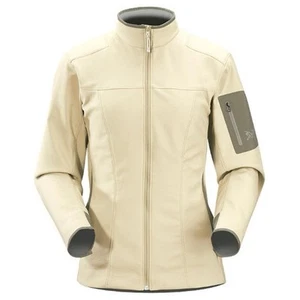 Chaqueta Arc'Teryx Epsilon AR Cremallera Completa Ligera Suave Cáscara Gris Crema Talla Grande - Imagen 1 de 12