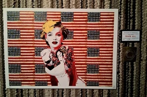 Death NYC Original Marilyn Monrow Limited Edition Kunstdruck 84/120 mit COA - Bild 1 von 3