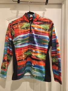 Breckenridge Colorado Apres Outfitter Trading Co Performance 1/4 Zip Ski-Vibes - Bild 1 von 5