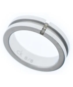 CK CALVIN KLEIN Rings Silver Japan size 9 2200607287134 - Picture 1 of 6