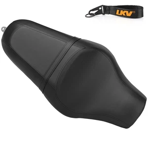 Driver & Rear Passenger Leather Two Up Seat For Harley Sportster XL 48 883 1200 - Bild 1 von 14