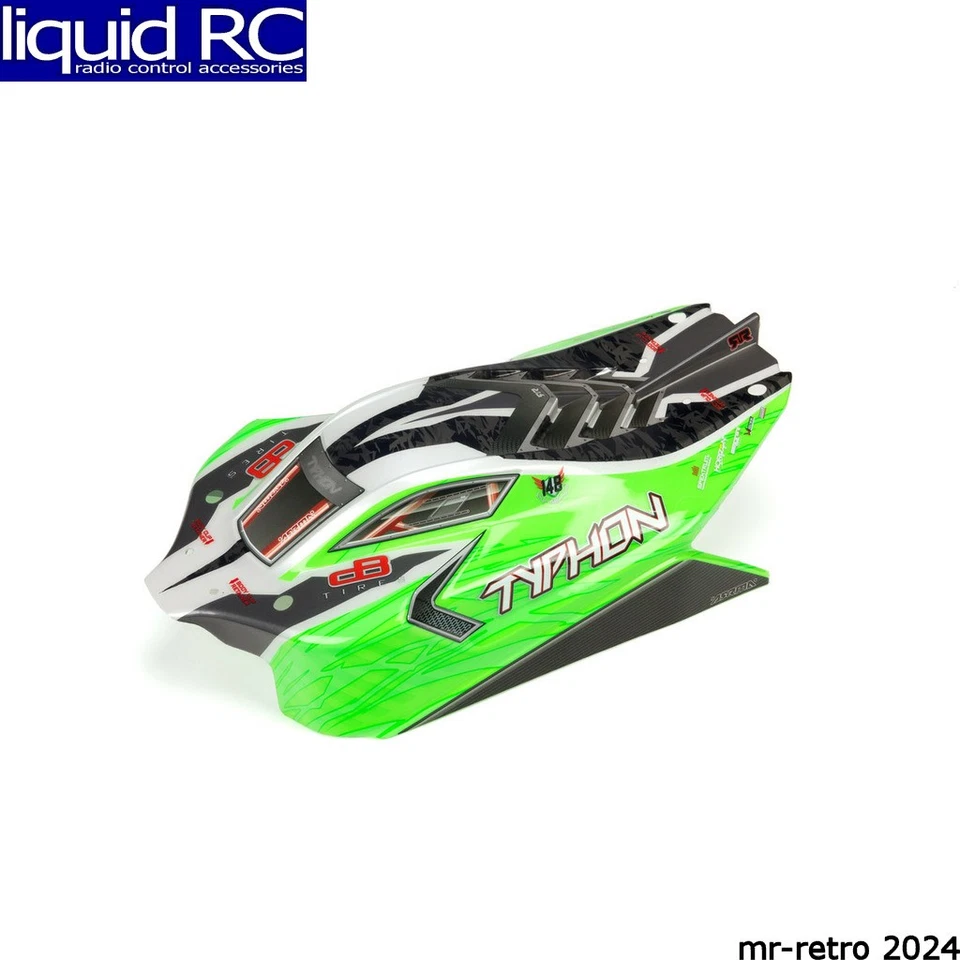 Arrma 402272 Typhon 4X4 Mega Body Painted Decal Trimmed Green - Image 1 of 1
