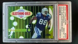 2005 Topps Chrome Marvin Harrison Golden Anniversary Glistening Gold #GG6 PSA 10 - Picture 1 of 2