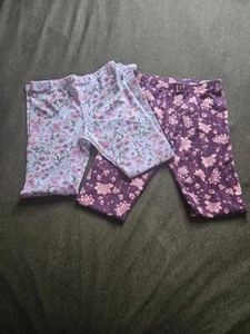 Bundle Set of 3 Children's Place Kids Girls Floral & Unicorn Leggings Size 7/8 - Picture 1 of 6
