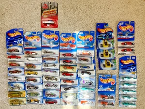 LOOK! "NEW" VINTAGE HOT WHEELS LOT (53) CARS, TRUCKS, DRAG RACER, EXOTIC, SPORTS - Picture 1 of 24