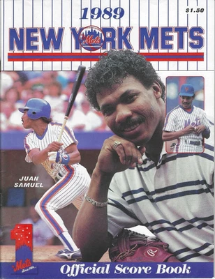 New York Mets - 1989 - Official Game Program - AUTHENTIC - Image 1 of 2