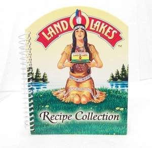 Libro de cocina de mantequilla colección de recetas Land O Lake 2007 cubierta nativa americana espiral - Imagen 1 de 4