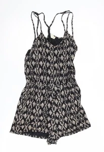 Staring at Stars Women's XS Black Geometric Playsuit - Picture 1 of 12