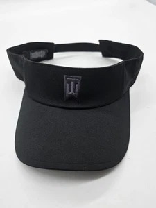 Tiger Woods Hat Cap Strap Back Black Golf Nike Mens One Size TW Embroidered - Picture 1 of 14
