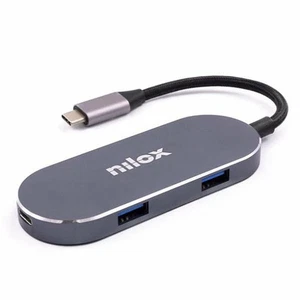 STACJA DOKUJĄCA NILOX TIPO C A 3x USB 3.0 1x HDMI 1x TIPO C - Zdjęcie 1 z 2