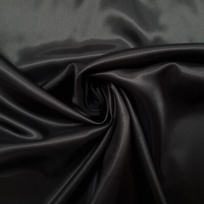 Viskose Futter Stoff, schwarz Meterware 50 cm Einheit - Bild 1 von 2
