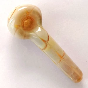 3.5-inch USA MADE herb tobacco smoking spoon portable hand glass pipe - Picture 1 of 4