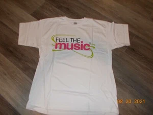 ZUMBA "FEEL THE MUSIC ZUMBA FITNESS" ONE SIZE FITS MOST TEE SHIRT T-SHIRT NIB - Picture 1 of 6