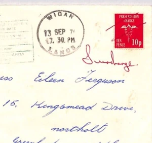 GB QEII Cover 10p *PRESCRIPTION* REVENUE Fraudulent Usage POSTAGE DUES 1976 YB98 - Picture 1 of 8