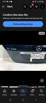 Mercedes GL450 2006-2011 puerta levadiza trasera escotilla maletero puerta con ventana de vidrio OEM Foto 1 de 2