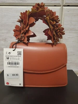 Zara Mini Floral Handbag Crossbody - Image 1 of 3