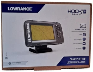 Lowrance Hook2 5 BAJA Off Road GPS Chartplotter con mapas topográficos de aventura - Imagen 1 de 1