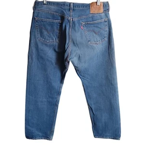 Vintage Herren Levi's 501 Jeans 36 x 29 90er verblassen Knopfleiste Raw Grunge Punk Denim USA - Bild 1 von 9