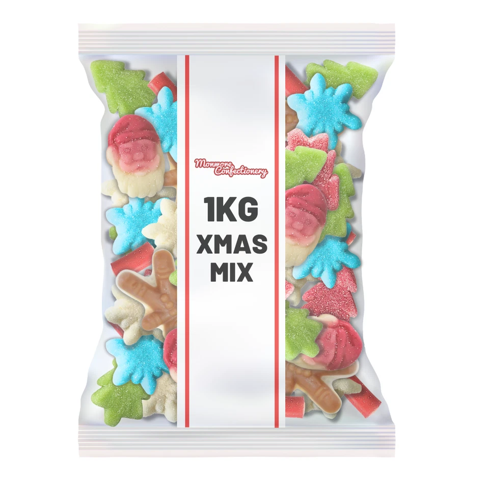 Monmore Confectionery Festive Christmas Pick n Mix Sweets - 1kg