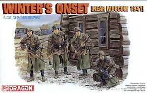 Dragon 1/35 6162 WWII German Winter's Onset (Near Moscow 1941) (4 Figures)