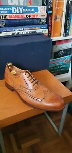 Grenson Men's Tan Dylan Shoes Leather UK 10 F EU 44 US 11 was £295 now £79