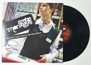 Arctic Monkeys SIGNIERT I Bet You Look Good on the Dancefloor Vinyl Single JSA LOA - Bild 1 von 10