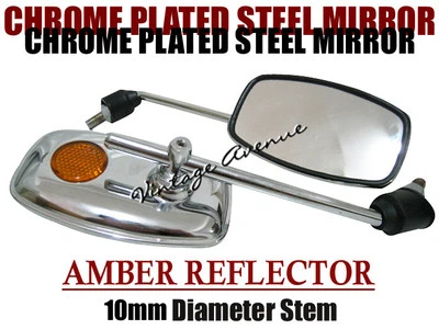 SUZUKI GS550 GS750 GS100 GS1100 MIRROR W/ REFLECTOR [H10/16] - Image 1 of 4