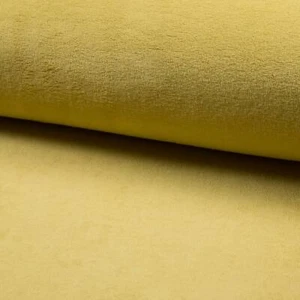 Material de tela de toalla Cuddlesoft bambú bienestar terry - amarillo polvoriento - Imagen 1 de 1