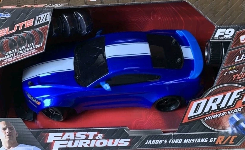 Fast & Furious Car Elite Drift RC Jakob's Ford Mustang GT R/C Vehicle NEW - Image 1 of 1