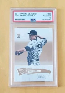 2014 Panini Classics Masahiro Tanaka #183 PSA 10 Gem Mint Rookie RC - Picture 1 of 4