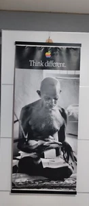 Think Different Vinilo Banner Gandhi Original Apple Computer - Afbeelding 1 van 4