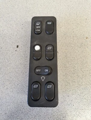 Interruptor de ventana principal principal delantero SAAB OEM 9000 1986-1989 Foto 1 de 4