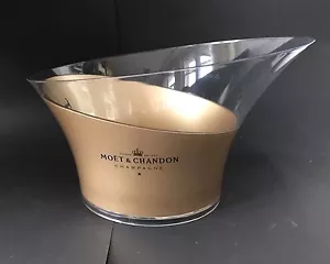 Moet Chandon Imperial Gold Champagner XXL Kühler Ice Bucket Acryl Deko NEU OVP - Bild 1 von 4