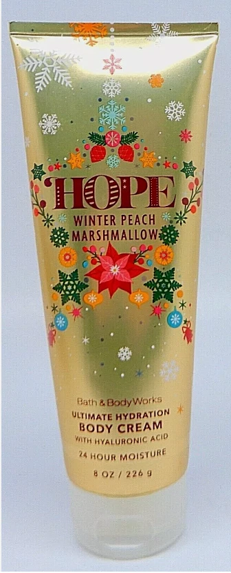 Hope Winter 桃子棉花糖超乳木果霜沐浴身体工作 8 盎司茉莉乳木果 — 第 1/1 张图片