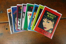 Lot of 8 MODESTY BLAISE FIRST AMERICAN EDITION SERIES #1 - #8 Comic Book Run VF
