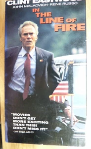 In the Line of Fire (VHS, 1993, Closed Captioned) Clint Eastwood - Picture 1 of 1