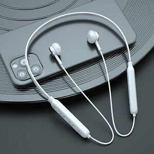 Emf Headphones Bluetooth 5.0 Neckband Headphones. Wireless Motion Button Control