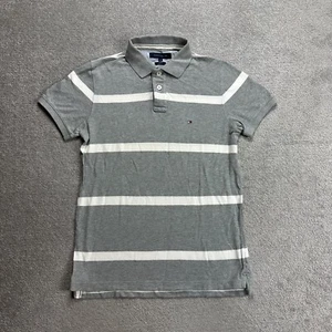TOMMY HILFIGER Herren Poloshirt Polohemd Gr. M Slim Polo Classic Logo 10402 Blau - Bild 1 von 8
