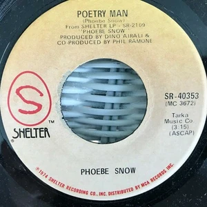 Phoebe Snow Poetry Man / Either Or Both 45  VG+ vinyl - Bild 1 von 1