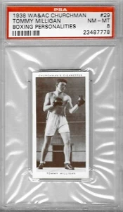 1938 Churchman Boxing #29 - Tommy MILLIGAN - PSA 8+++ - Picture 1 of 1