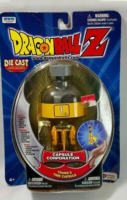 Irwin Toys Dragon Ball Z Cápsula Corporation Trunk's Time Capsule Nuevo en Paquete Foto 1 de 4