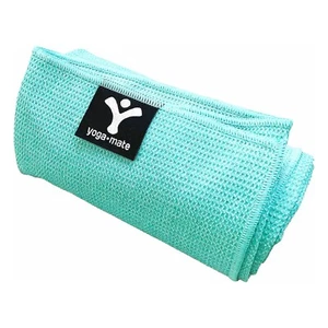 2X Sticky Grip Yoga Towel Non-Slip Towel Yoga Anti-Slipping Microfiber Teal - Picture 1 of 4