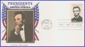 USA3 #2217g U/A COLORANO SILK FDC 16th Abraham Lincoln - Imagen 1 de 1