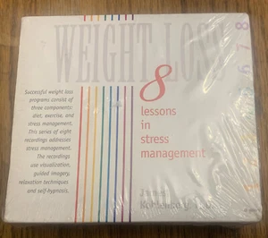 Weight Loss 8 Lessons In Stress Management 8 CD Set - Picture 1 of 5