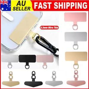 Strap Hang Cord Tab Metal Phone Case Clip Phone Lanyard Gasket Patch - Picture 1 of 21