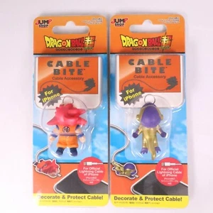 "Jump Shop Limited" Dragon Ball Super CABLE BITE Golden Frieza & SSG Goku Japan - Bild 1 von 10